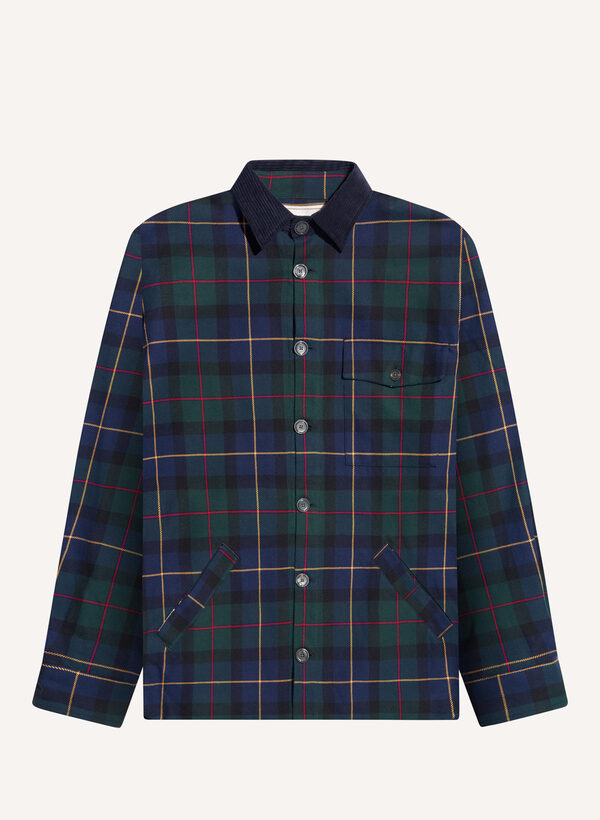 Surchemise à carreaux tartan